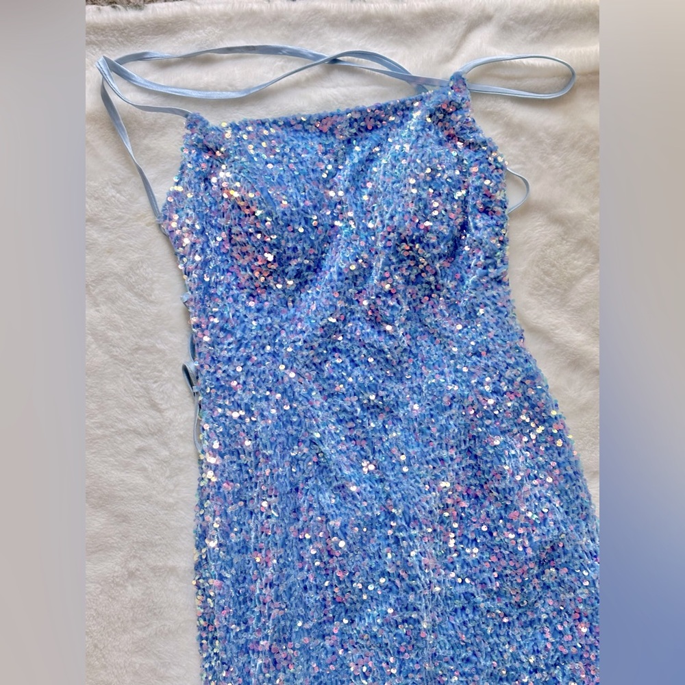 Prom blue sparkle Dress
